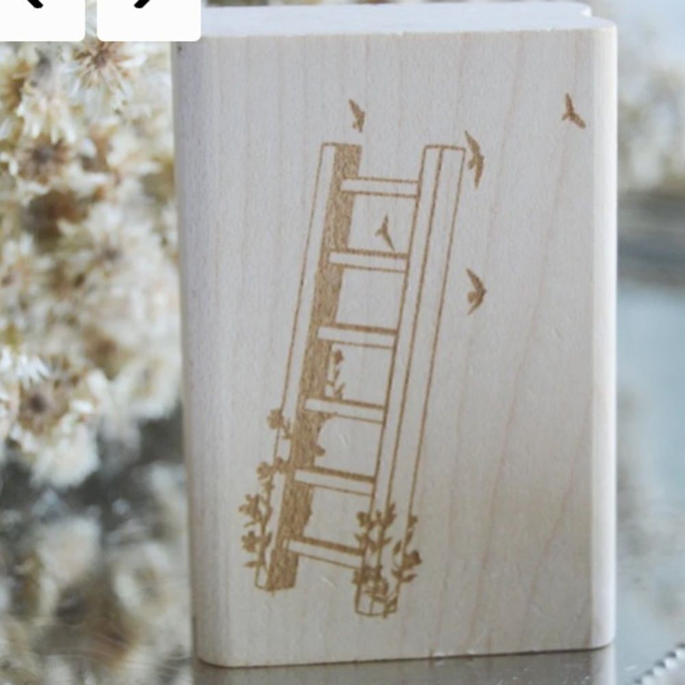 Jesslynn Padilla Wooden Stamp never used Ladder